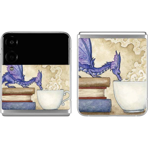Amy Brown Whats in Here Coffee Dragon Galaxy Z Flip4 5G Skin